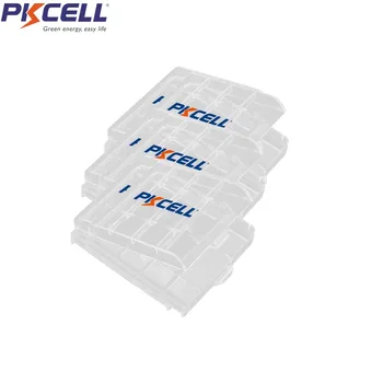 

50Pcs PKCELL Battery Holder Case Plastic Portable Boxes For AA or AAA Batteries