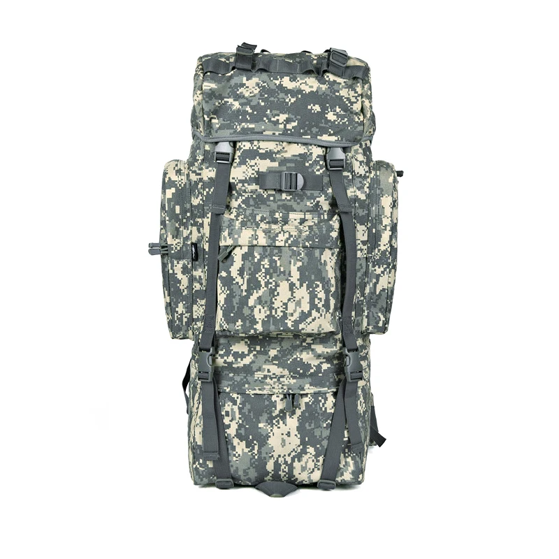 

Backpack Casual Folding 75L Large Capacity Backpack Oxford Cloth Waterproof Mountaineering Bag Camouflage Wind