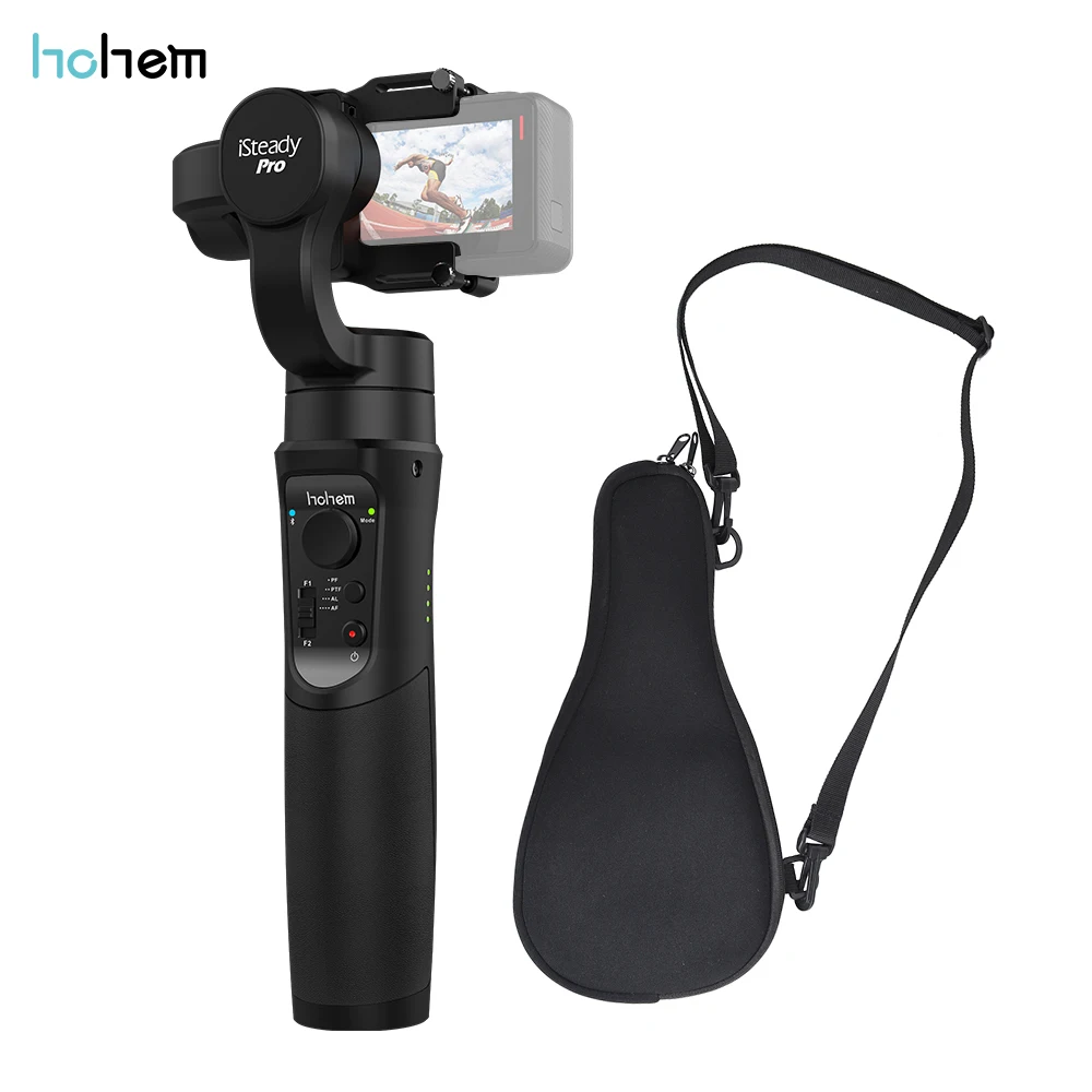 

Hohem iSteady Pro 3-Axis Handheld Stabilizing Gimbal for GoPro Hero 6 5 4 3 for Sony RX0 Support Motion Timelapse + Carrying Bag