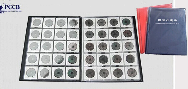 Slap-up de Alta Calidad PCCB Poner 200 Unidades/Monedas Álbum Para Ajuste De Cartón Cartones de Monedas de Colección de Monedas Profesional libro Más Barato