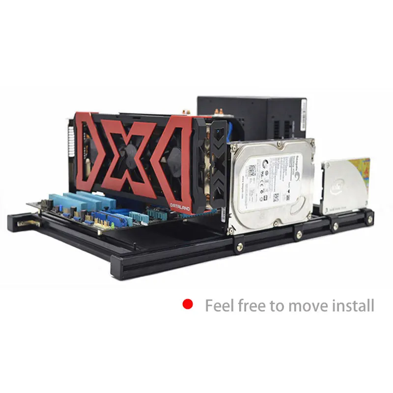 Hot Computer Cases Watercooled Chassis Desktop Mainframe For Game