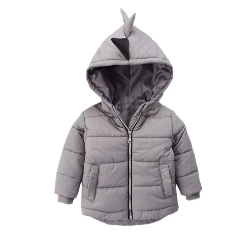 Зимняя куртка для девочек; куртка для мальчиков; детская теплая верхняя одежда; пальто для мальчиков с рисунком динозавра; пальто для малышей; детская одежда с капюшоном для мальчиков - Цвет: as picture