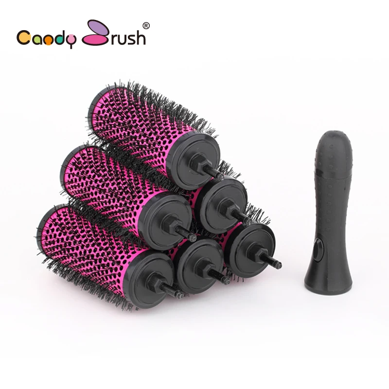 Detachable Rollers Ceramic Round Brush Set Thermal Hair Brush for Hair