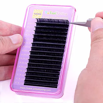 

5 pcs Fan 3D Volume 16-row False Eyelashes Mix Length in One Strip Camellia L Lash Extensions