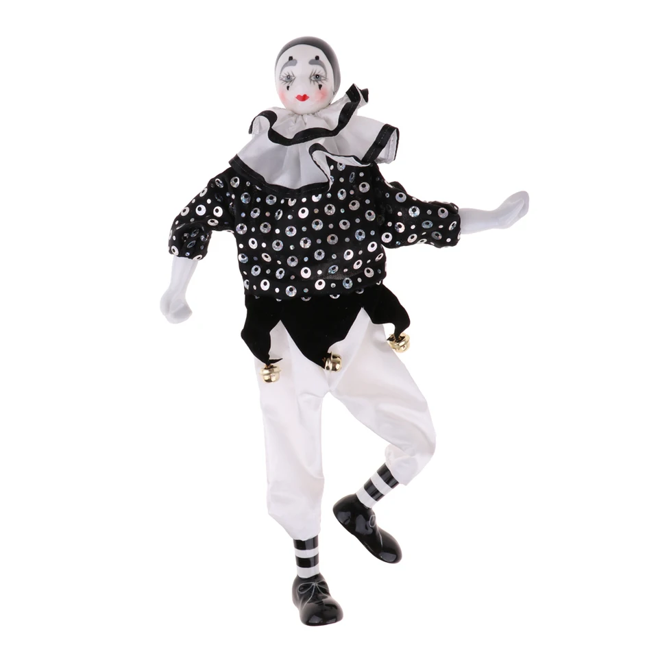 antique porcelain clowns