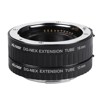 

Viltrox DG-NEX Auto Focus AF Macro Extension Tube Ring 10mm 16mm Set Metal Mount for Sony E-mount Lens
