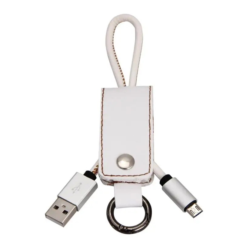 2018 горячая Распродажа модный кожаный брелок USB зарядное устройство