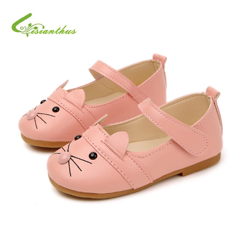 Cute Mouse Pattern Girls Shoes Spring Autumn Baby Girl PU Leather Shoes Kids Solid Colors Non-slip Single Flat Shoes For Girls Cute Mouse Pattern Girls Shoes Spring Autumn Baby Girl PU Leather Shoes Kids Solid Colors Non-slip Single Flat Shoes For Girls