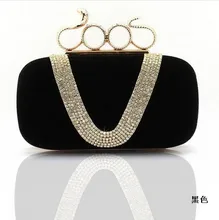 206 edle Luxus Kristall Clutch Abendtasche Einzelnen Diamant Bling Kupplungen Handtaschen Strass Braut Taschen SMYCYX-E0065