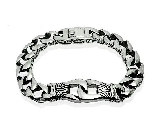 

Bohemian men stainless steel bracelet handcuff bangle bracelet