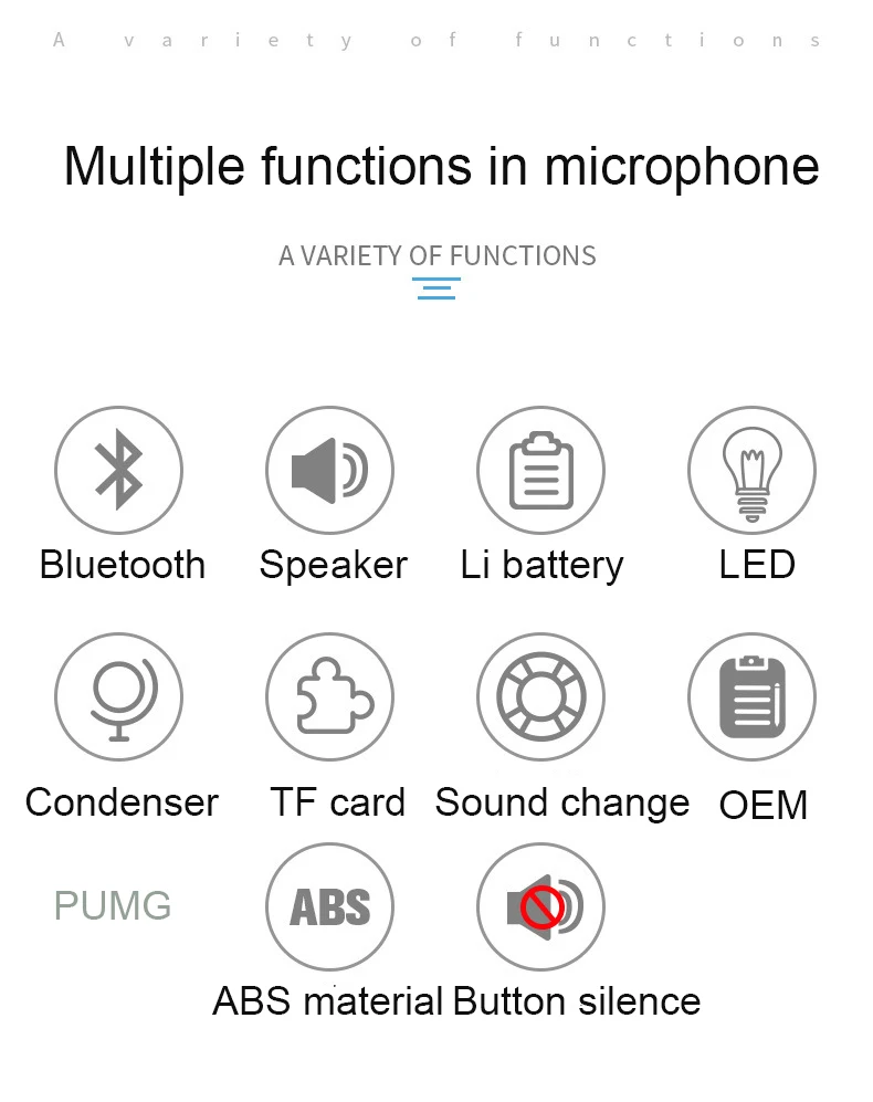 Детский конденсаторный микрофон Поддержка bluetooth изменение звука TF Профессиональная студия детская игрушка караоке-микрофоны для записи музыки