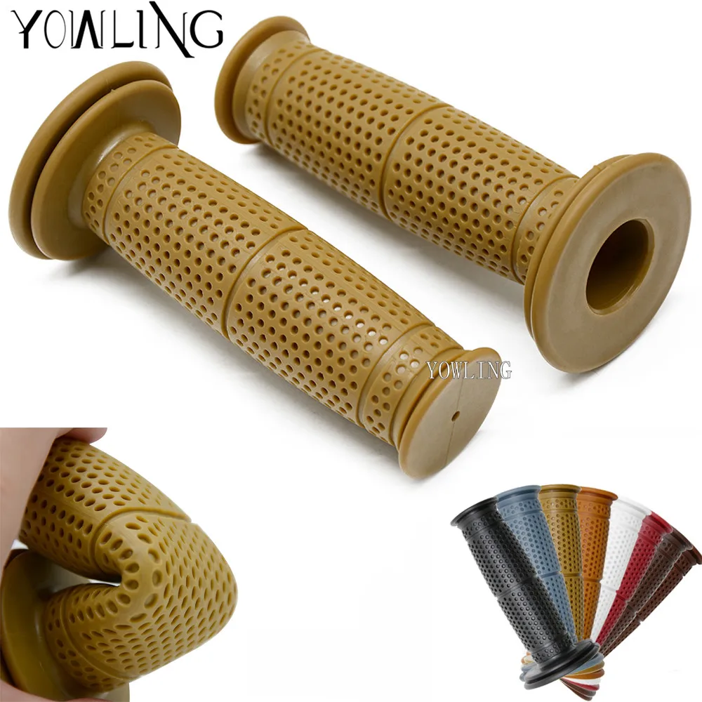 22/24mm Vintage Motorcycle Hand Grip Handbear Handle Bar for Honda Yamaha Harley Kawasaki Suzuki Ducati ATV Motocross dirt bike