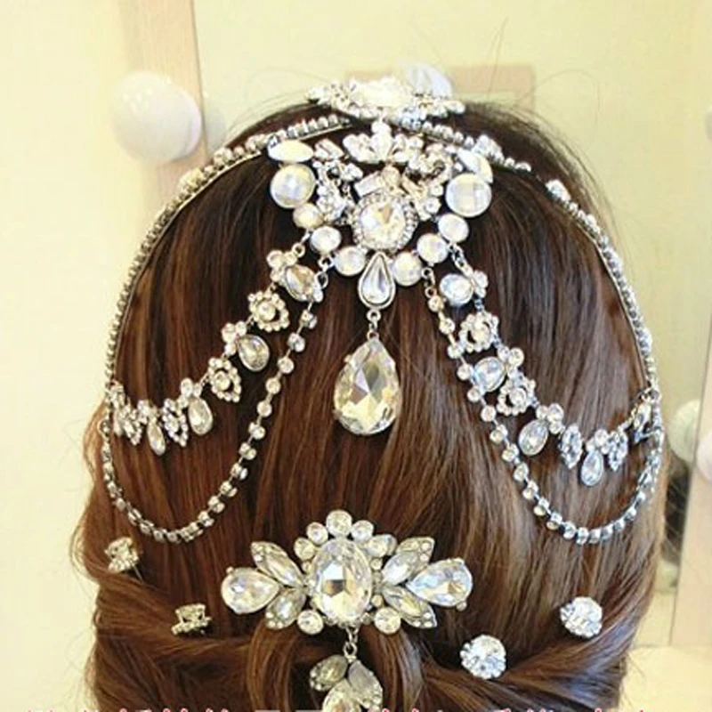 Aliexpress.com : Buy 2Pcs Rhinestone Crystals Comb Clear ...