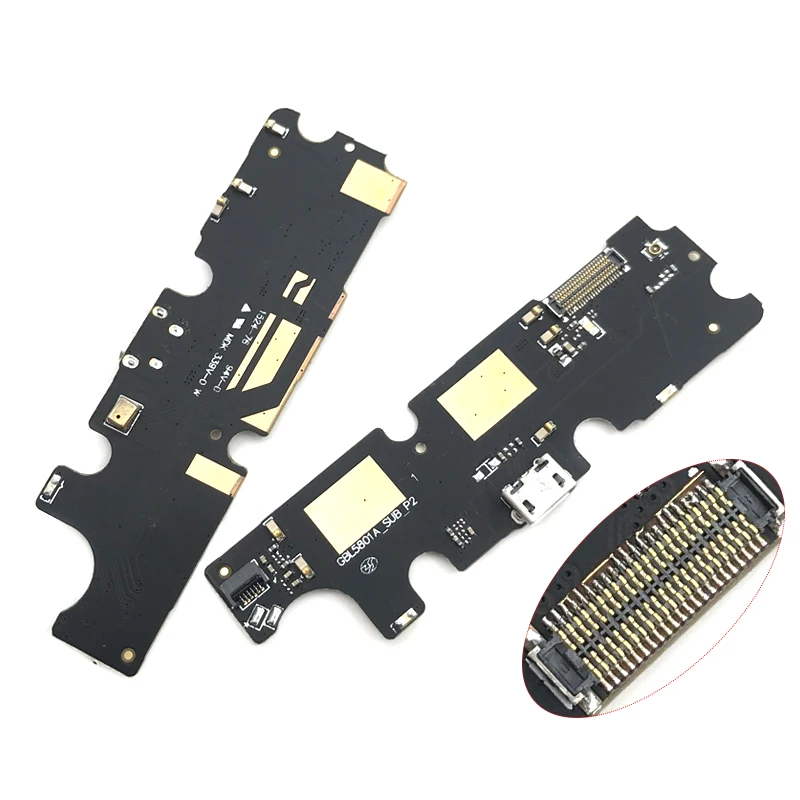 For Gionee E8 GN9008 Dock Connector Charger Board USB Charging Port Flex Cable With Microphone Replacement
