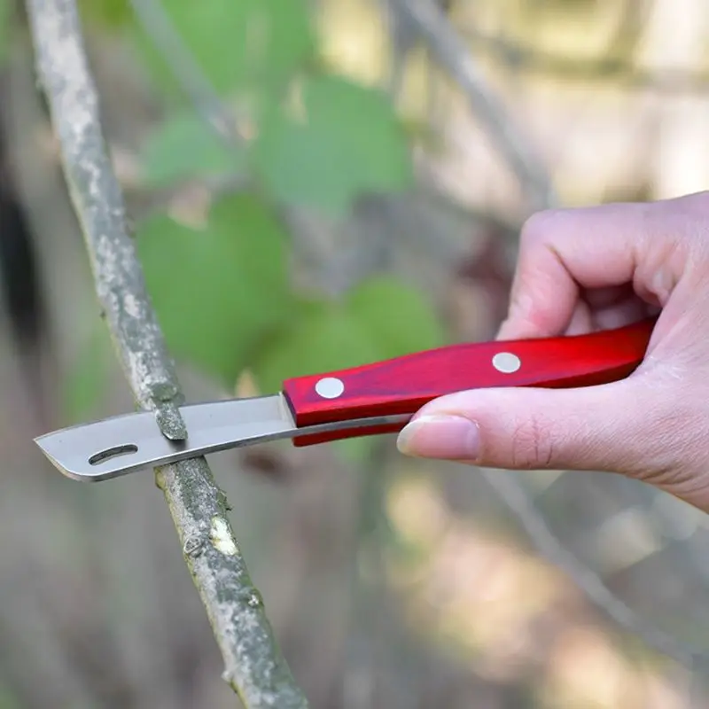 

Pruning Graft Knife Bud Knife Fruit Cutting Wood Picking Tree Knife Gardening Bonsai Scissor Seedling Tools