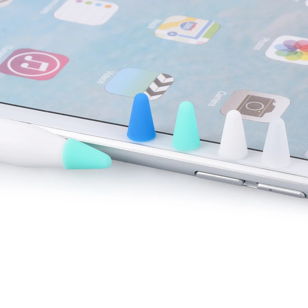 

4/8 Pcs Spare Replacement Tip Cover Case Nib Protector For Apple Pencil 1 2 for iPad Pro Mini Air Soft Silicone Sleeve Wrap