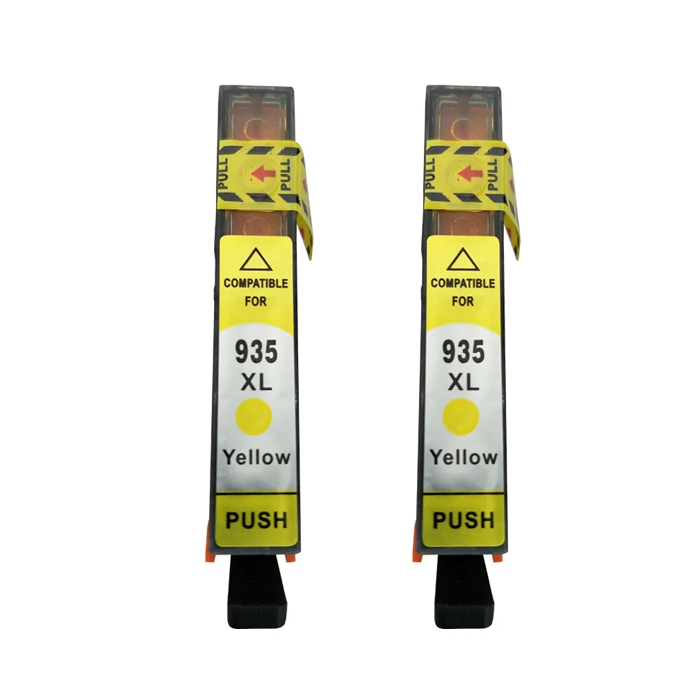 Картриджи с желтыми чернилами 2PK 935/935XL замена для принтеров Officejet Pro 6830 6230 6835 6815 6812