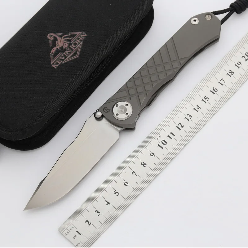 Складной нож Kevin M390 джон CR Umnumzaan титановая ручка инструменты для кемпинга охоты