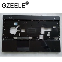 GZEELE для бренд DELL для серии Latitude E6520 и Упор для рук верхний регистр Клавиатура ноутбука верхняя крышка с сенсорным экраном показания черного цвета