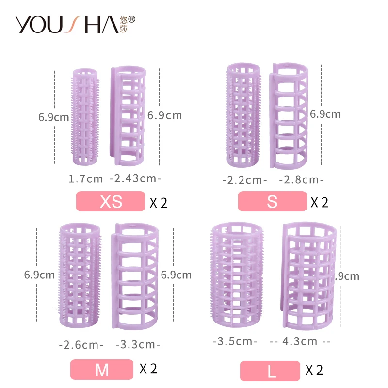 8 шт. пластиковые бигуди для завивки волос|magic roller|hair curler plasticcurlers plastic |