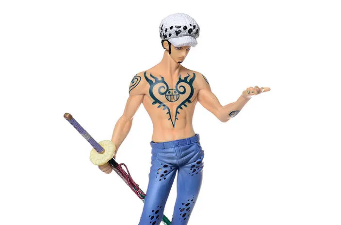 Assembled 2 Bodies 24cm One Piece Come On Trafalgar D Water Law Blade Tattoo Cloak Jeans Pvc Model Action Figures Free Shipping Jean Jumpsuit Jeans Pants For Boyspvc Grill Aliexpress