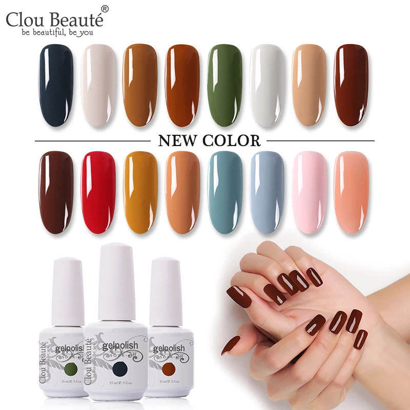 Гель лак для живописи clou beaute 15 мл Полупостоянный УФ ногтей Белый ногтей|Гель
