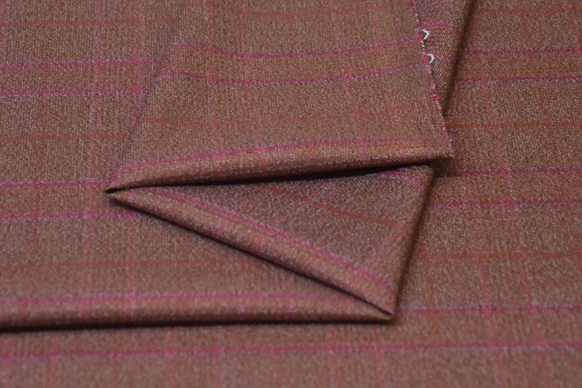 Новая камвольная шерсть костюм ткани для- клетчатая ткань мужской и женский деловой костюм ткань мода брюки платье ткань - Цвет: NO 62