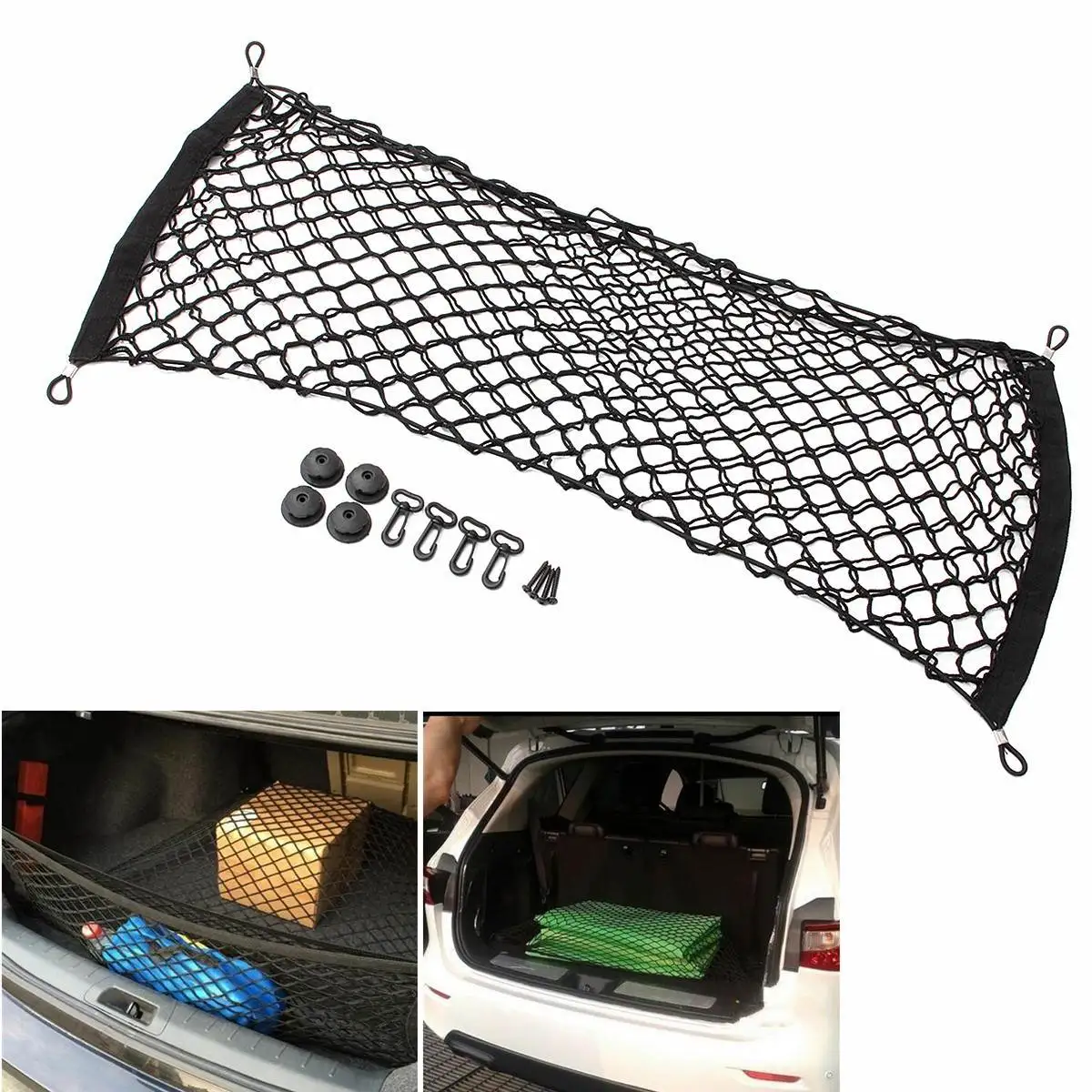 Universal 40cm x 90cm Car SUV Hatchback Tail Rear Trunk Cargo Storage