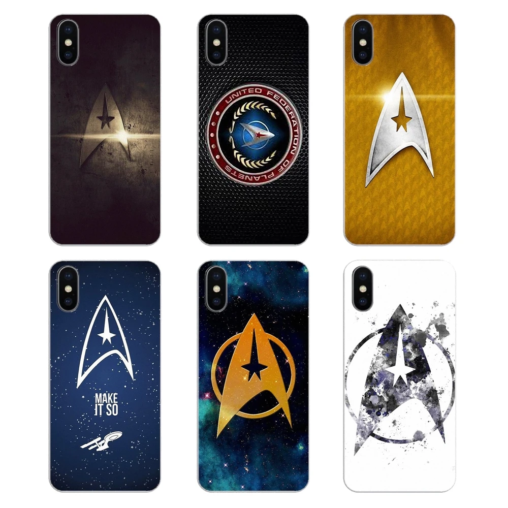 

Silicone Phone Shell Cover For Motorola Moto X4 E4 E5 G5 G5S G6 Z Z3 G3 C Play Plus Star trek star logo watercolor jigsaw