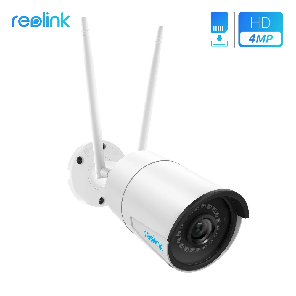 

Reolink 4MP Dual WiFi 2.4G/5G Surveillance Outdoor Camera HD IP Cam Wireless Weatherproof RLC-410W Security Camera 2560 x 1440