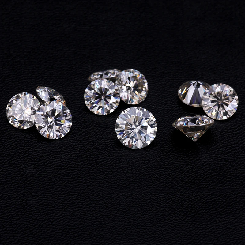 

fashion jewelry 1.5mm moissanites E/F grade synthetic beads precious gem stones