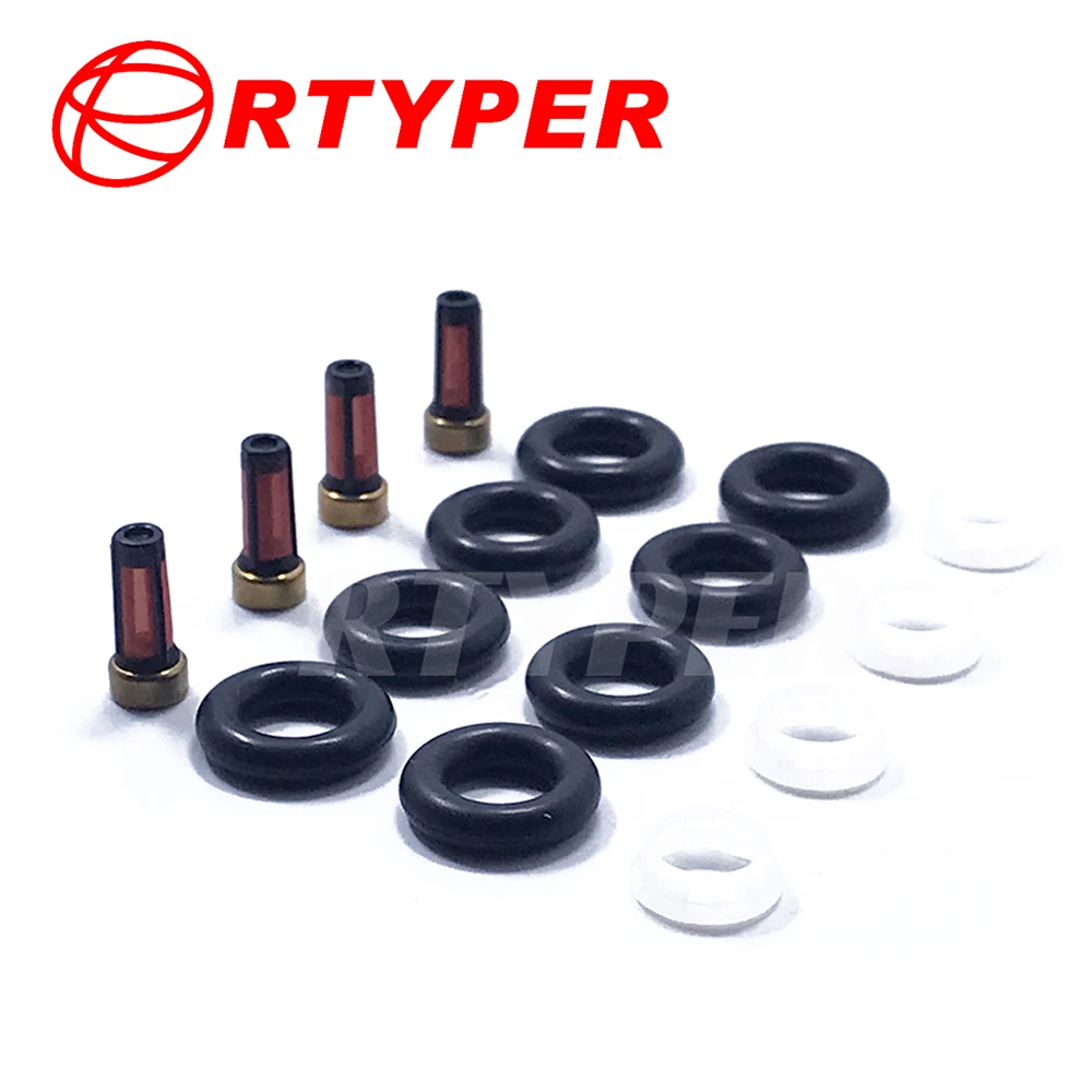 

Four Sets Fuel Injector Repair Kits 02201 For Mazda 0280156154 0586156156