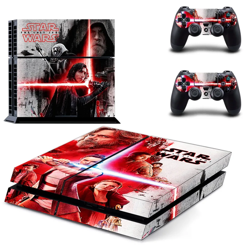 

PS4 Full Skin Sticker Faceplates of Star Wars: The Last Jedi for Sony playstation 4 Console and Controller