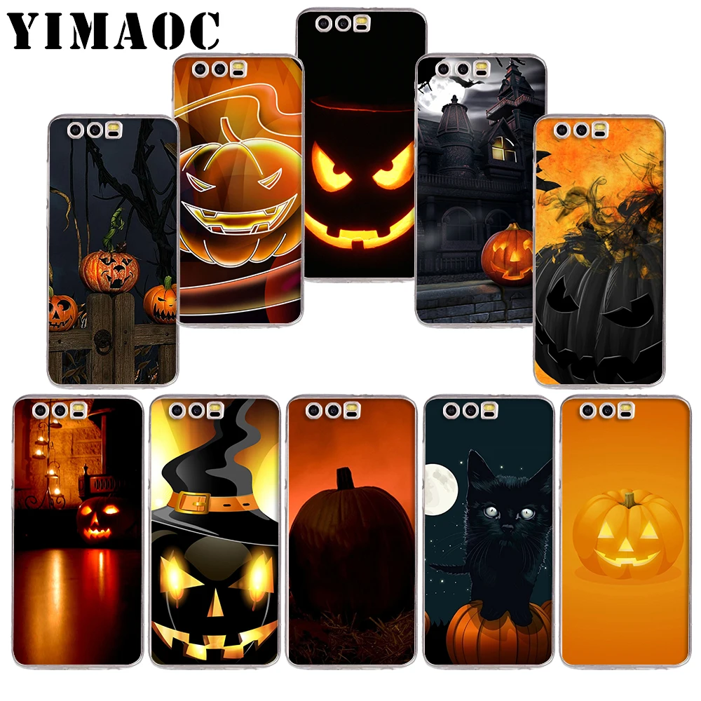 

YIMAOC 188z Halloween pumpkin Soft TPU Case for Huawei Honor 10 9 lite 7A Pro 7C 7X 8X Nove 3 3i