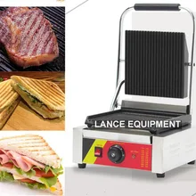 Одноголовый 220 V коммерческий автоматический Электрический гриль panini/panini maker