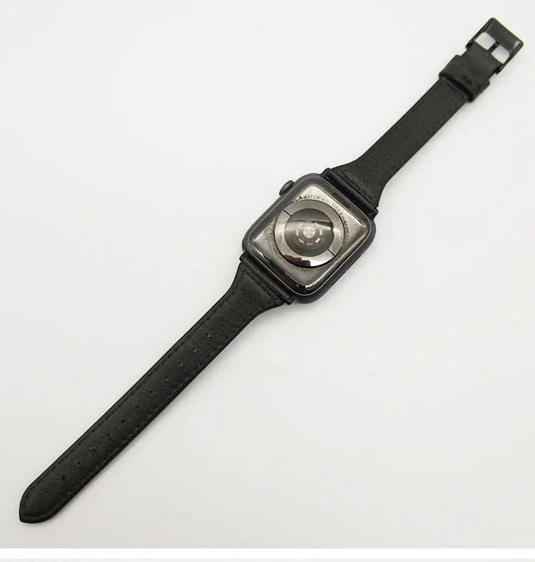 AKGLEADER новые T Форма тонкий ремешок для Apple Watch Series 4 40 мм 44 мм кожаный ремешок для apple Wath 1 2 3 ремешок
