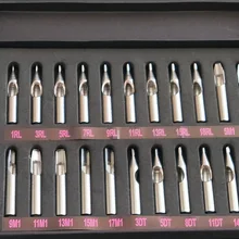 22x татуировки 304 советов из нержавеющей стали коробка+ вы выбираете 4 шт. Ассорти Татуировки красочный Ручки рулевые для мотоциклов