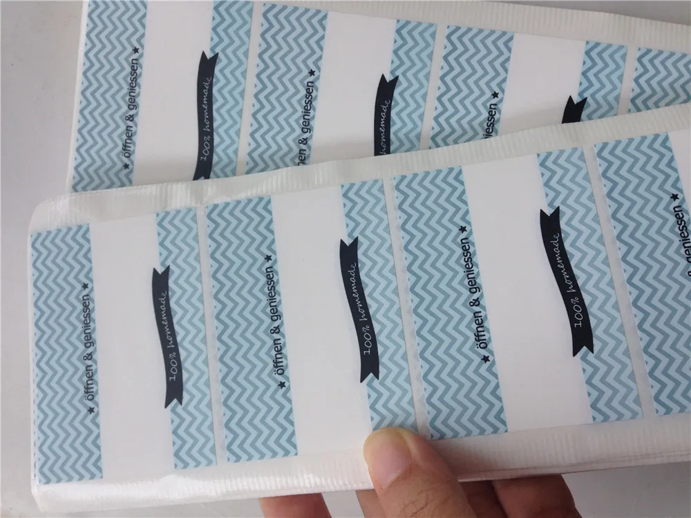 1000pcs 무료 배송 무료 디자인 사용자 정의 자기 접착제 방수 레이블 상자 병 뚜껑 씰링 스티커 잼 항아리 태그 70*50mm