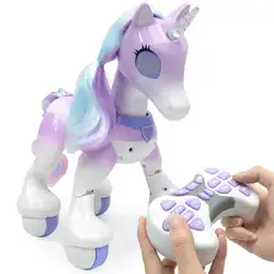 Новый умный электрический умный конь пульт дистанционного управления Единорог детские игрушки милые животные RC робот обучающая игрушка