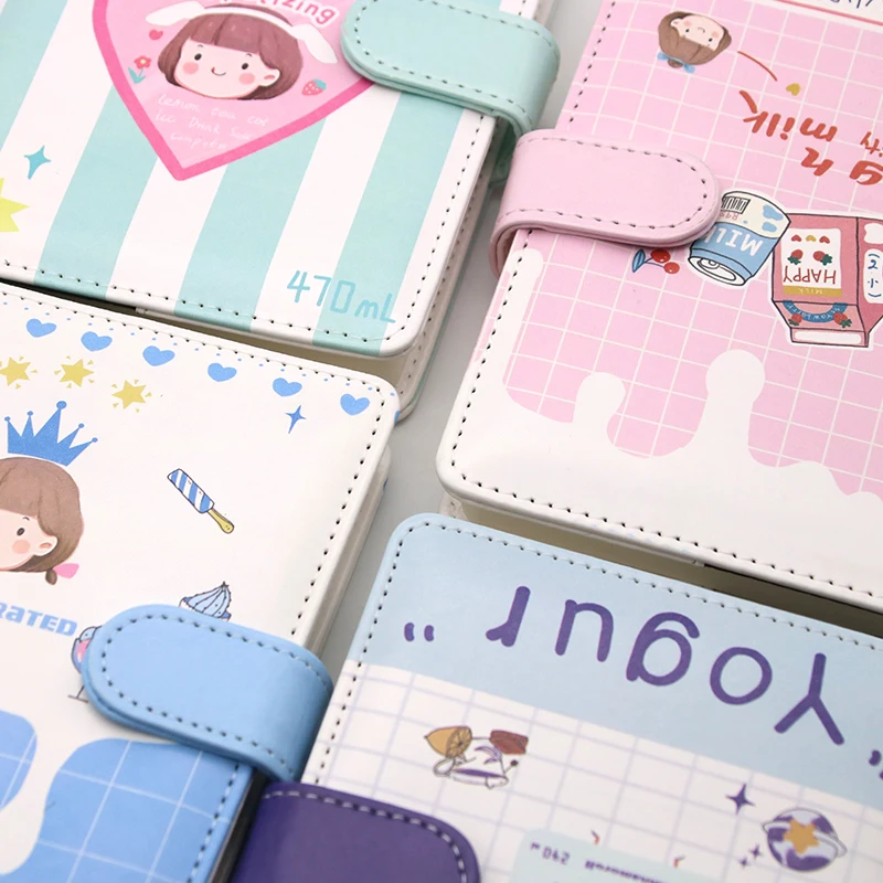 Корейские милые блокноты и журналы для девочек, еженедельный ежедневный планировщик, органайзер, ручка, японские милые школьные канцелярские принадлежности