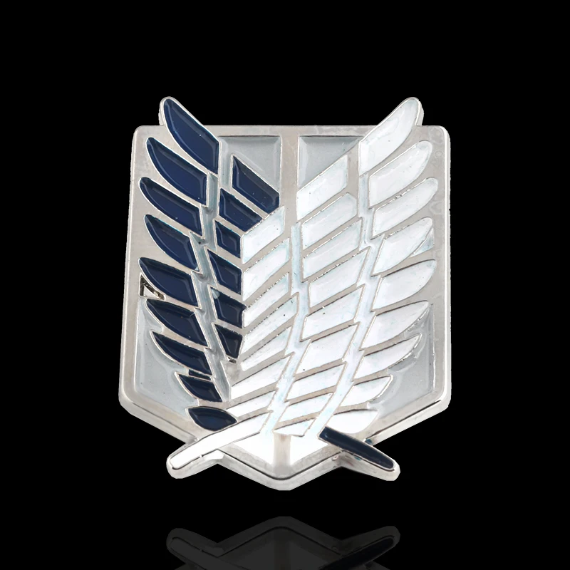 

Newest Fashion Jewelry Fashion Attack on Titan Enamel men Charm Brooches