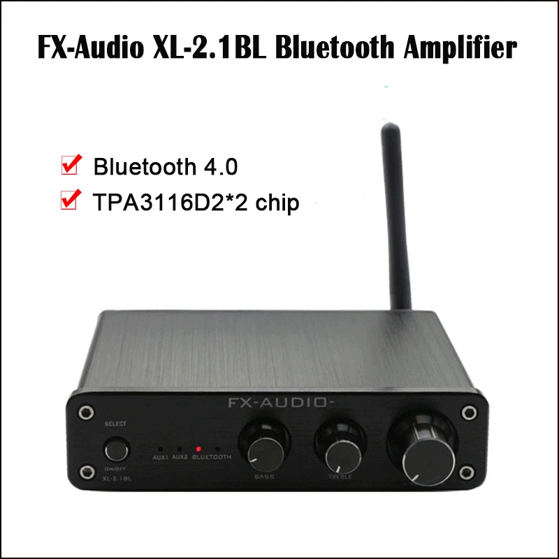 FX Audio XL 2.1BL HI FI Bluetooth Amplifier Audio CSR8635 Home Power