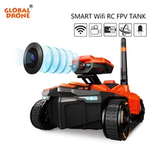 Global font b Drone b font Smart RC Tank Wifi FPV Camera App Control Voiture Telecommande