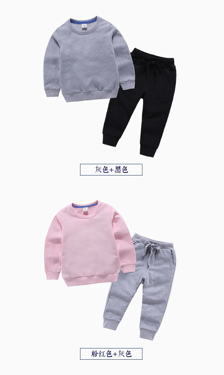 Комплект свитеров для мальчиков; одежда для маленьких девочек; свитер с длинными рукавами; спортивные штаны; Одежда для маленьких мальчиков; брендовая одежда для мальчиков; Детские костюмы