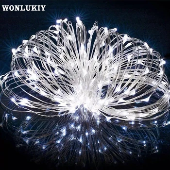 

10M 20M USB LED String Light Fairy Waterproof LED Copper Wire String Lights For Holiday Outdoor Xmas Party Wedding Decoration