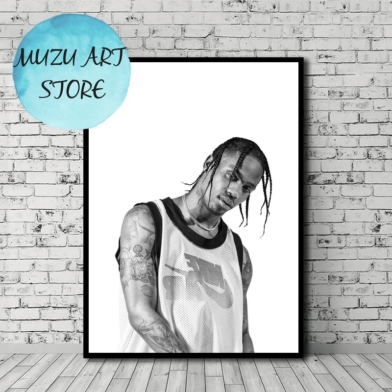 

Travis Scott Poster Music Art Canvas Print Home Wall Decor No Frame