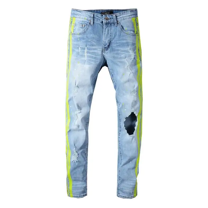 New Italy Style Men's Distressed one 