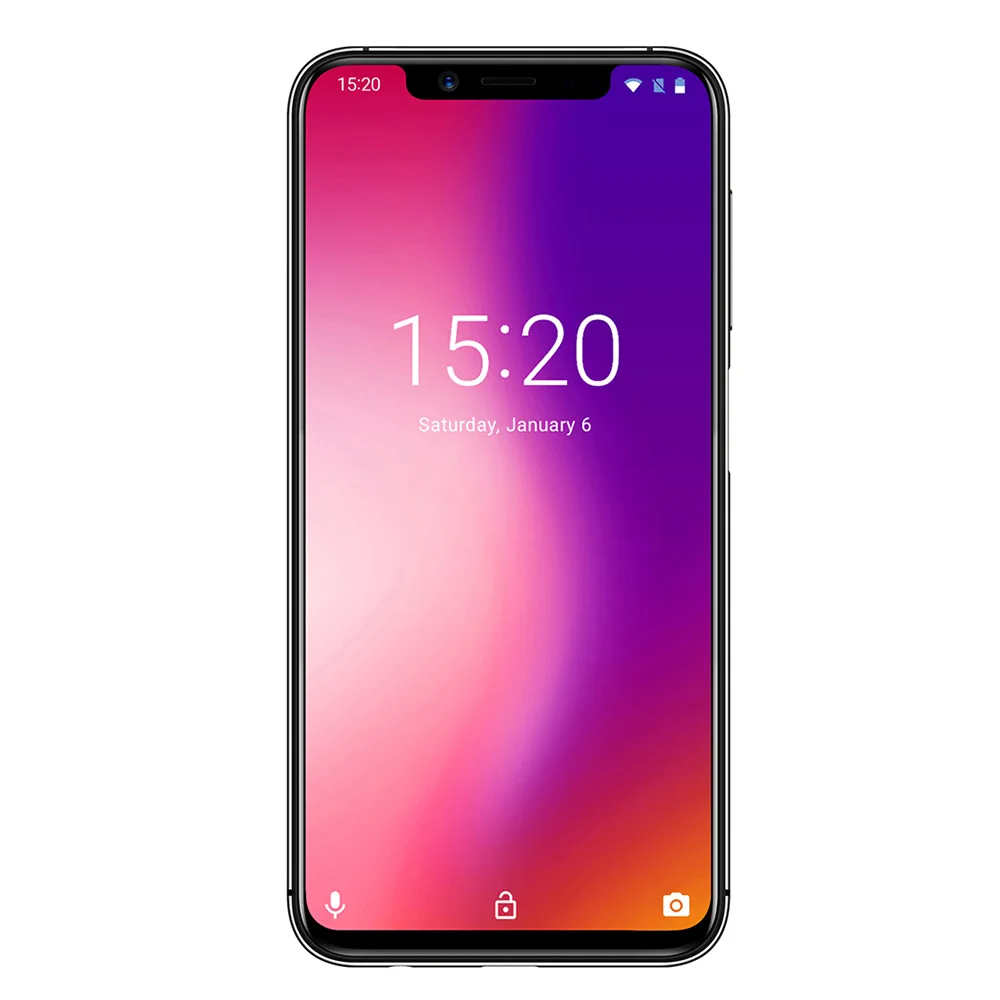 Смартфон UMIDIGI One 4G 5 86 дюймов 19:9 Android 8 1 MTK6763 Восьмиядерный 4 Гб ОЗУ 32 ПЗУ gps 16.0MP Лицо ID