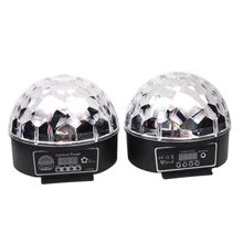 DMX512 RGB LED Plastic Bar DJ Party Stage Pattern Lighting Crystal Magic Diamond Ball Christmas