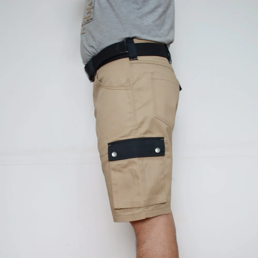 2018 New Design Men Cargo Shorts Summer Casual Working Shorts Hard Wearing Short For Men Plus Size Khaki Grey ID712